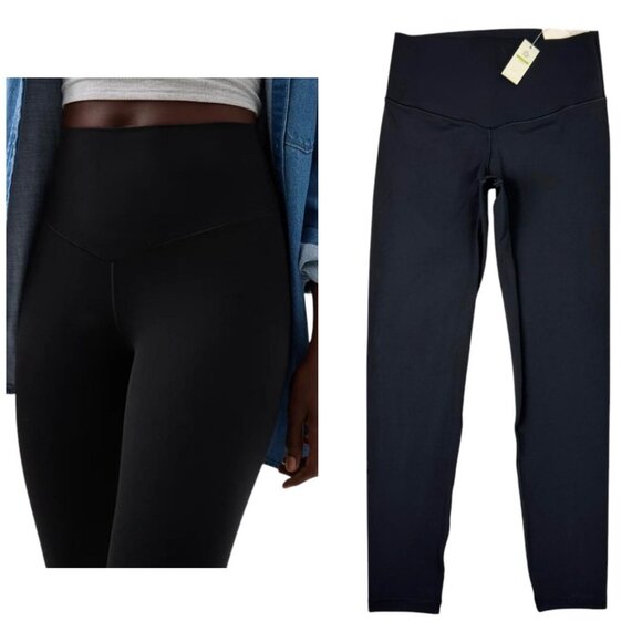 OFFLINE by Aerie Real Me XTRA 7/8 High Rise Legging Black Small Short NWT - Picture 1 of 14